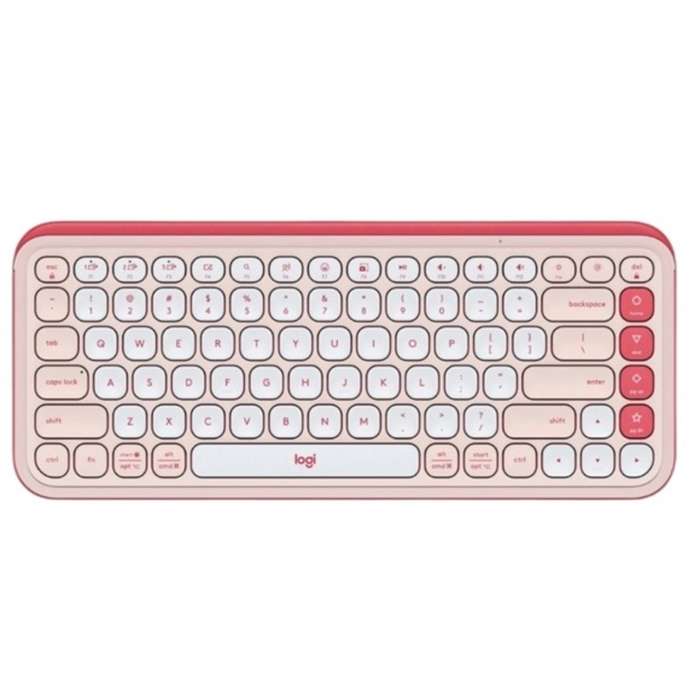 Logitech Pink POP Icon Keys Wireless Keyboard